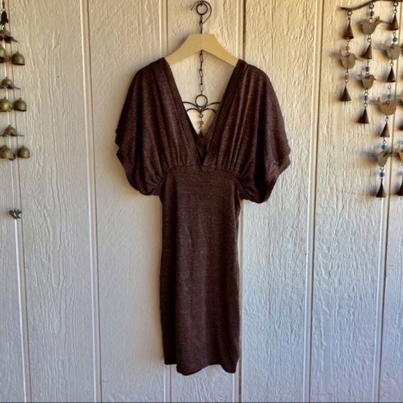 👛Yana K designer dress from Anthropologie shimmer - Picture 2 of 5